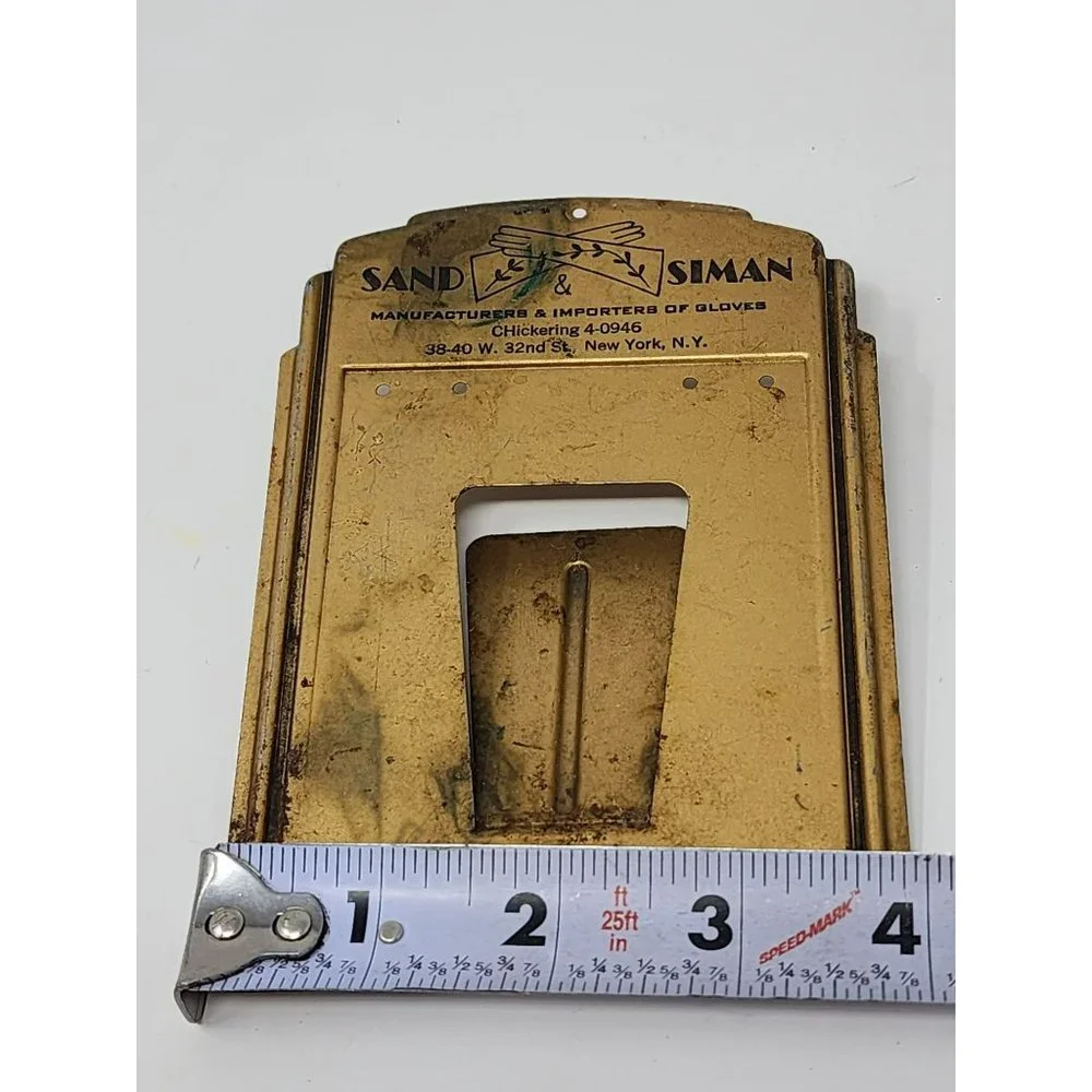 Vintage Metal Sand Siman‎ Manufacturers & Importers Of Gloves Advertisement